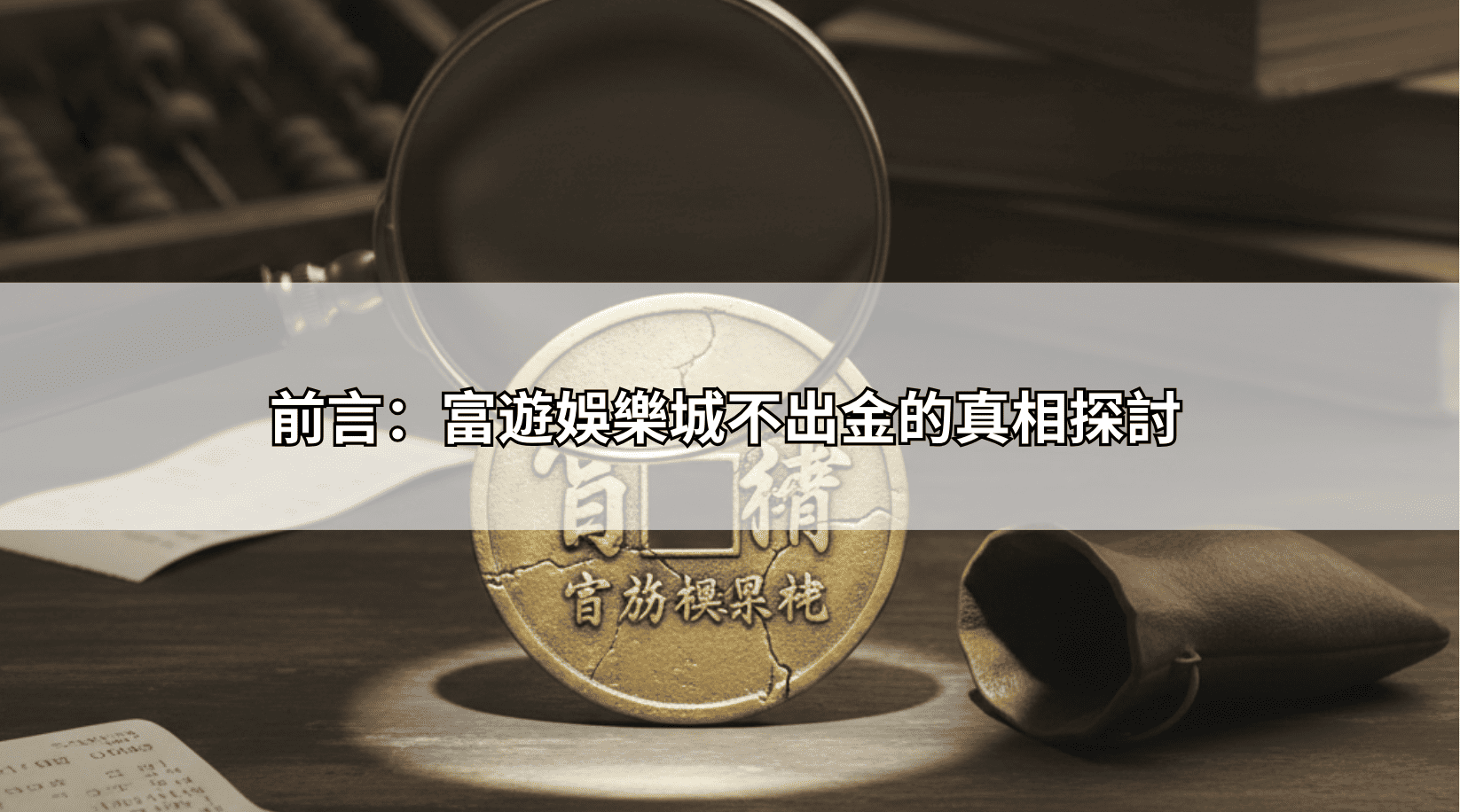 前言：富遊娛樂城不出金的真相探討